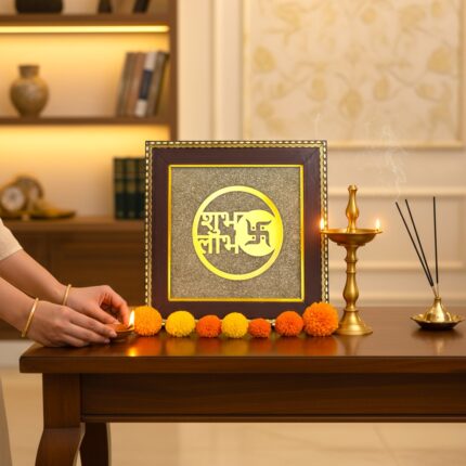 Shubh Labh on Raw Pyrite Frame