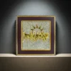 7 Horses on Raw Pyrite Frame